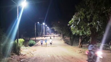 Mungari ligado à rede eléctrica