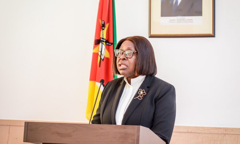 Maria Benvinda Levi na investidura do Presidente de São Tomé e Príncipe