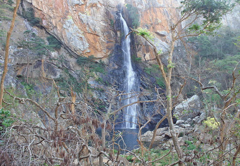PARQUE NACIONAL DE CHIMANIMANI: As cascatas de Muoha e Mudzira